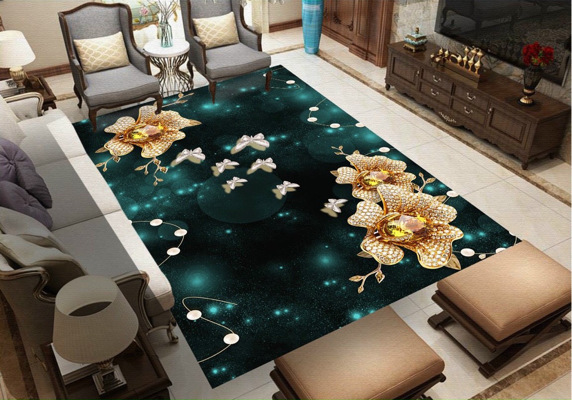 THẢM TRẢI SÀN PHÒNG KHÁCH ĐÓN TẾT 1m6 x 2m3