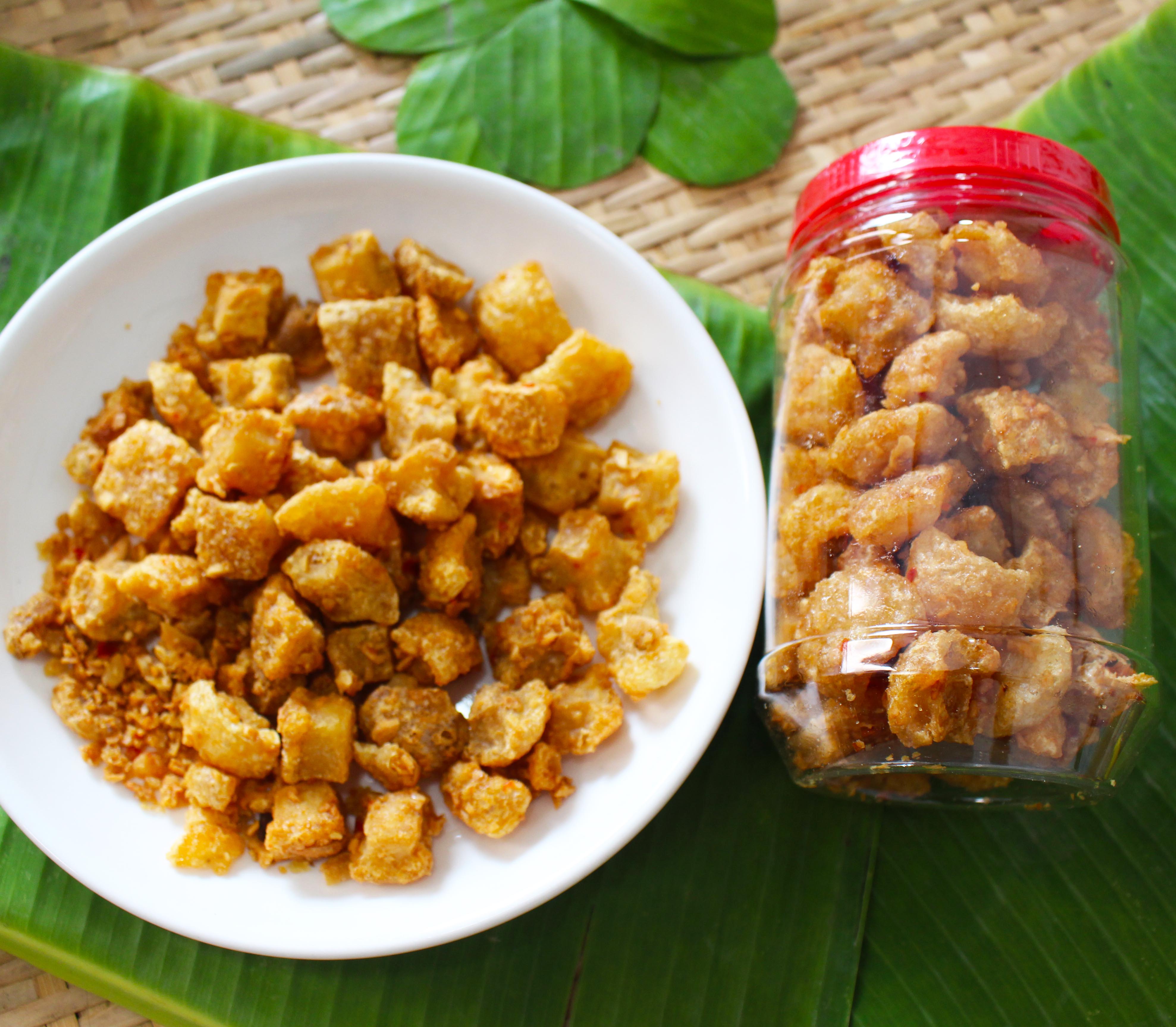 Tóp mỡ mắm tỏi hũ 150gr - Ăn vặt năm sao