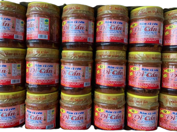 HCM Mắm cá cơm Dì Cẩn Đặc Sản Đà Nẵng hủ lớn 500 gram  Hay gọi là  Mắm cái đà nẵng là loại mắm cá cơm nguyên con