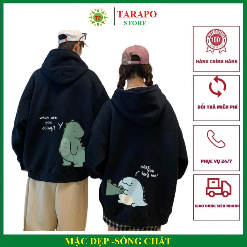 [ SIÊU HOT + PHONG CÁCH ] Áo Mũ Hoodie Unisex  Cặp Đôi Nam Nữ  Thu Đông TARAPO - MM18 { HÀNG ĐẸP} TẶNG KÈM hai túi thơm treo tủ quần áo thảo mộc thiên nhiên chống ẩm mốc , tạo mùi hương dài lâu.