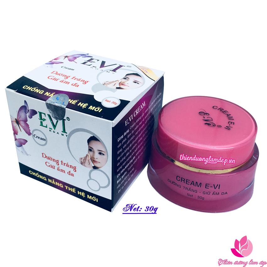 Mỹ Phẩm E-VI - Kem dưỡng trắng, Giữ ẩm da (30g)