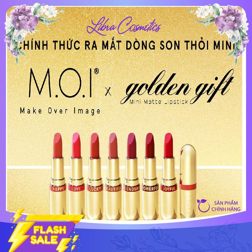Son thỏi mini Golden Gift M.O.I Hồ Ngọc Hà