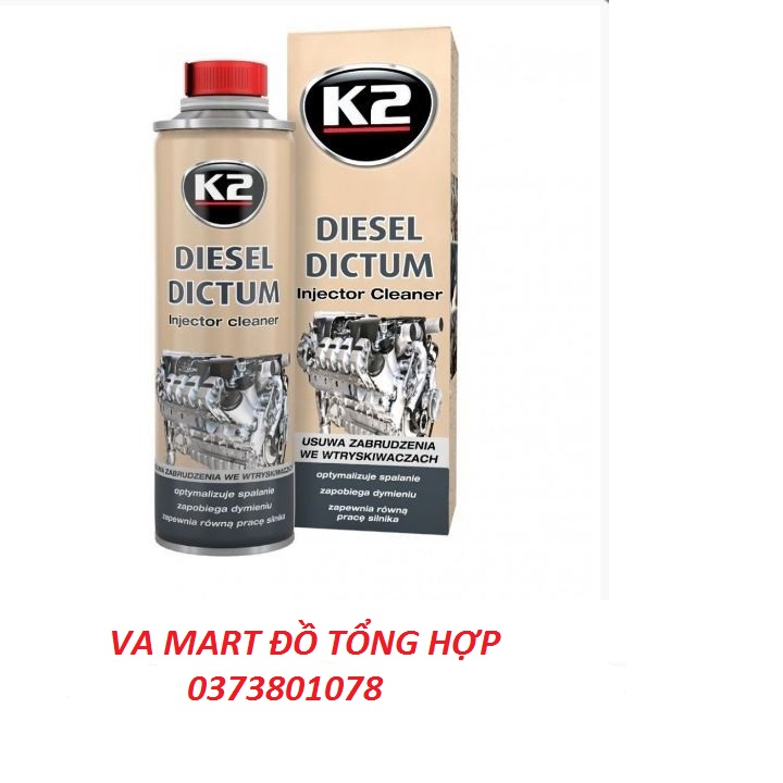 Dung dịch phụ gia làm sạch buồng đốt, kim phun ,ô tô chạy dầu