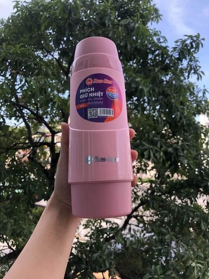 Phích Giữ Nhiệt Rạng Đông 450ml Cầm Tay - Bình GiỮ Nhiệt Nóng Lạnh [79c89]
