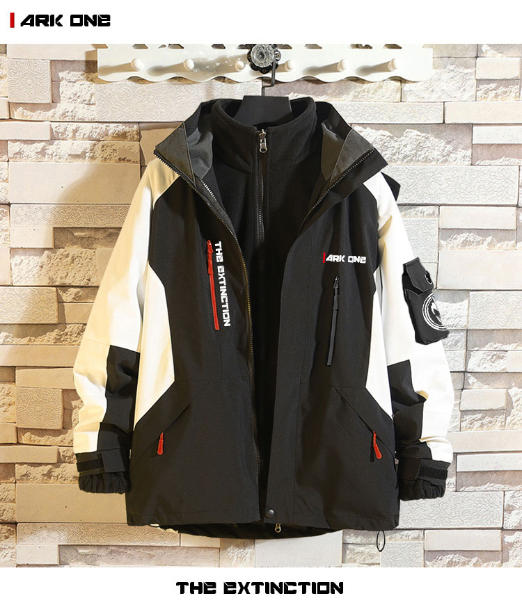 Áo khoác kaki lót dù unisex ark one