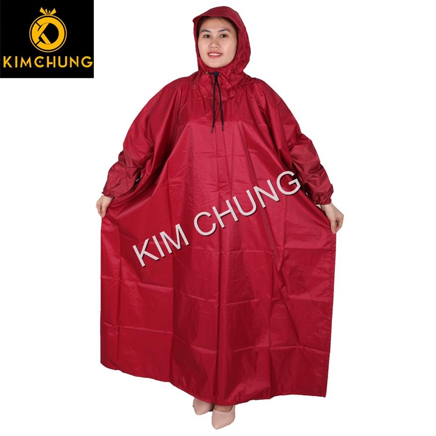 [HCM]Áo khoác đi mưa áo mưa không xẻ tà vải dù siêu bền