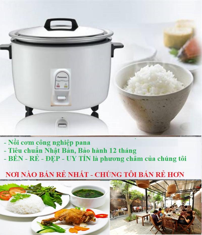 Nồi cơm điện panasonic 25l 3000w, nồi cơm điện công nghiệp phù hợp cho nhà hàng khách sạn, căng tin, noi com dien uy tin bảo hành 12 tháng