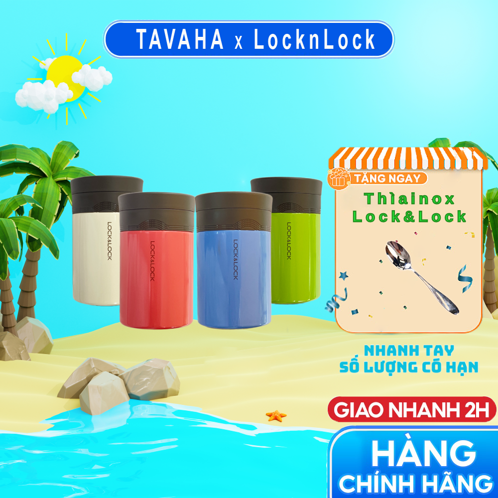 Bình ủ cháo cho bé lock&lock 500ml lhc8024