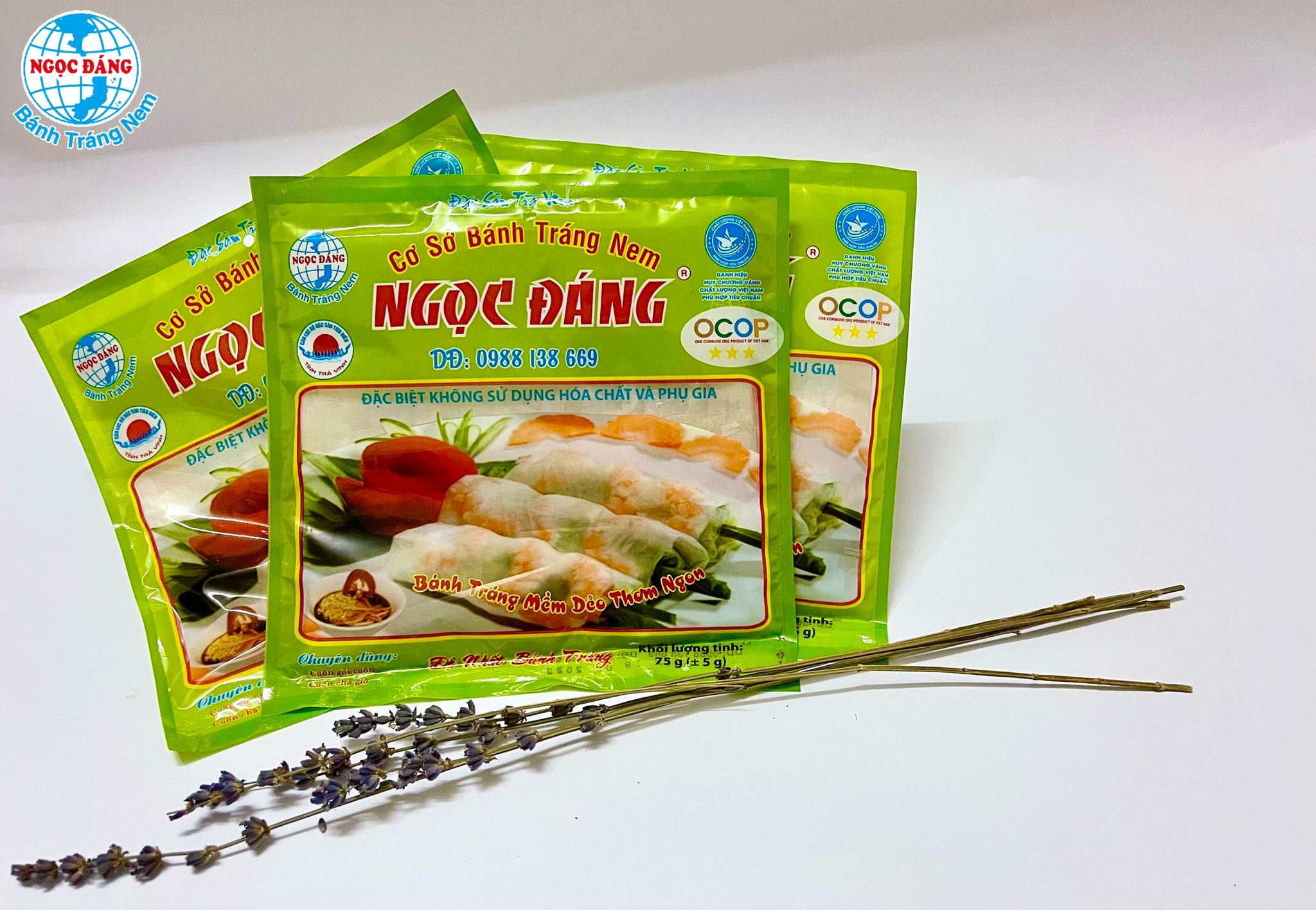 Combo 20 bịch Bánh tráng nem Ngọc Đáng