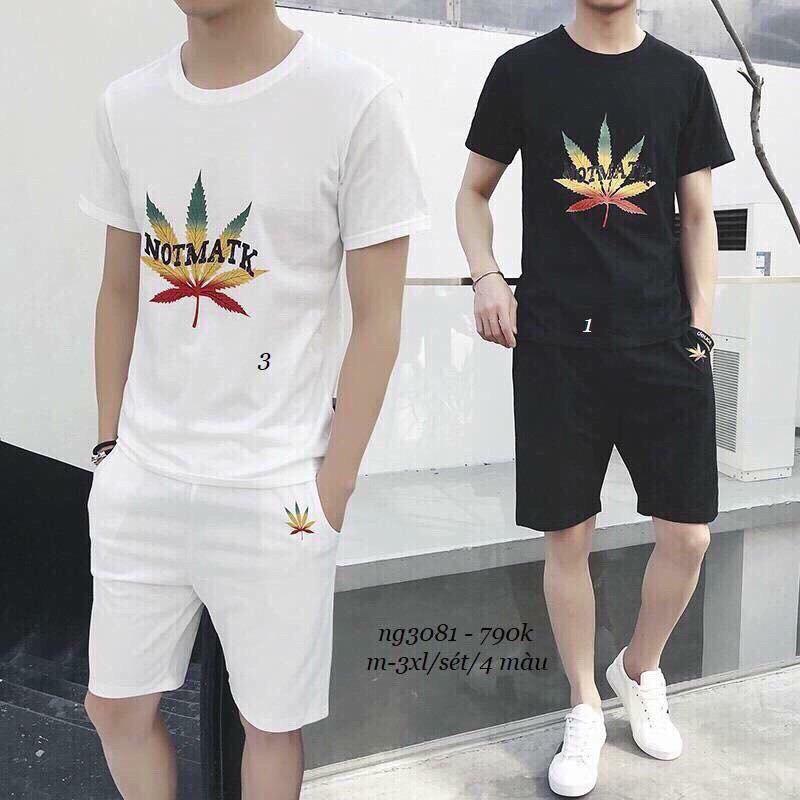 Đồ bộ thể thao đồ thể nam nữ mẫu chất nguyên set thể thao sành điệu Set đồ tập gym nam Bộ hè nam thoáng mát