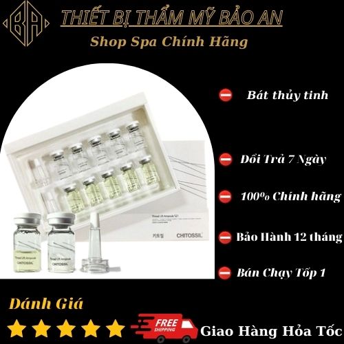 Chitossil hàn quốc - cấy chỉ tơ tằm - cấy nâng cơ xóa nhăn - căng bóng da