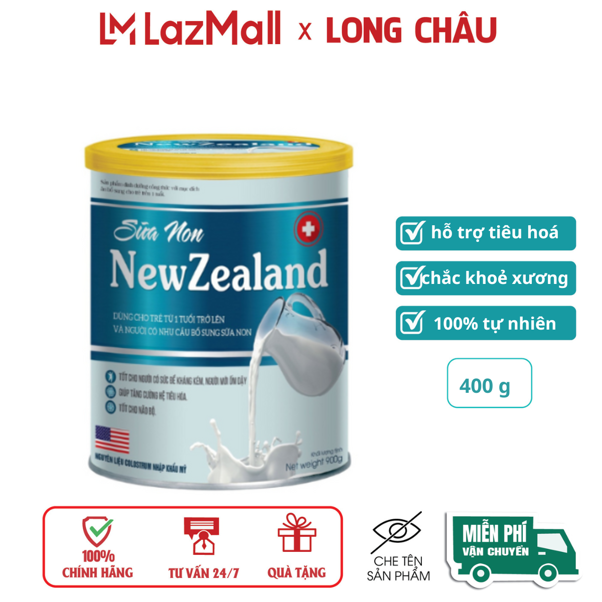 Sữa non Newzealand giúp tăng cường sức khỏe tăng sức đề kháng, tiêu hoá tốt