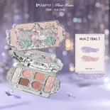 Flower Knows Bảng Phấn Mắt swan ballet Sáu Màu Sắc Hiệu Ứng Mịn Màng Lâu Trôi 6.5g