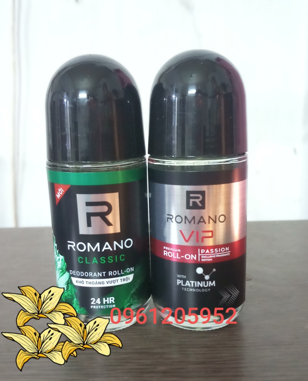 Lăn khử mùi Romano Classic/ Romano Vip 50ml hàng chính hãng