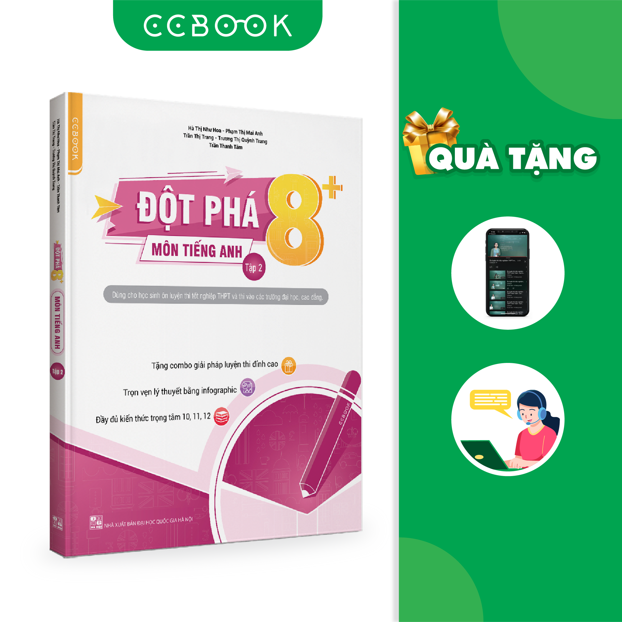 Đột phá 8+ môn tiếng anh - tập 2 - chính hãng ccbook
