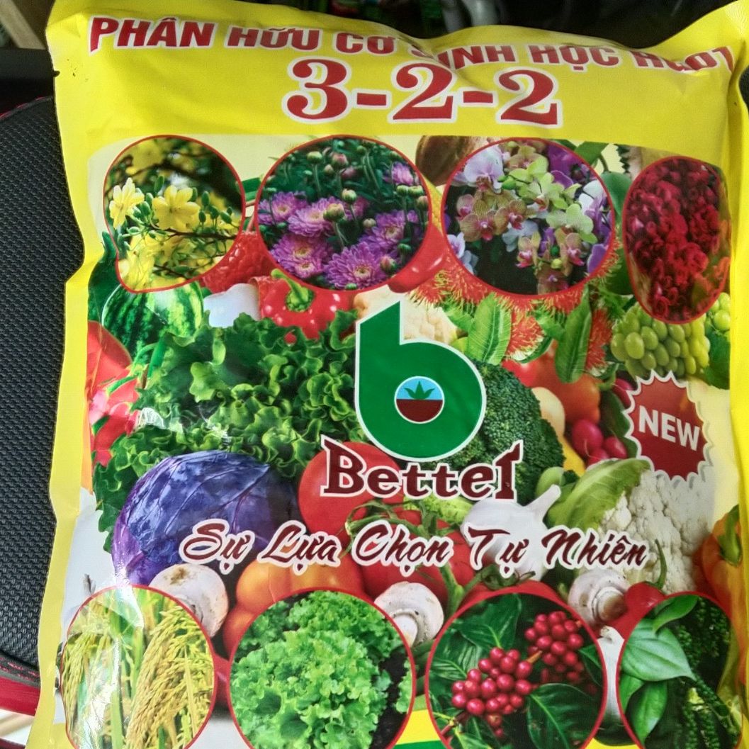 Phân hữu cơ Better sinh học KLT :1 kg Kích thích ra hoa, đậu trái nghịch mùa, giảm tỉ lệ rụng hoa, rụng trái non