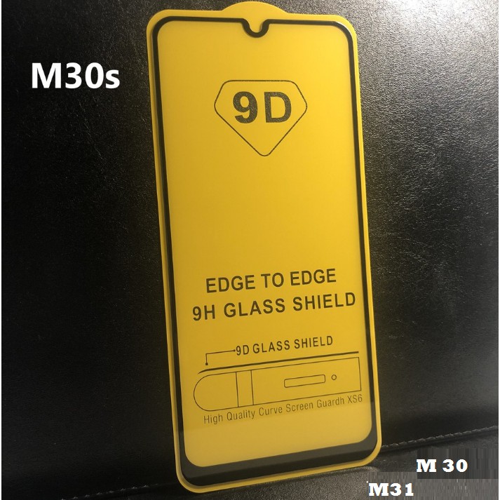 Kính cường lực full keo 9d samsung galaxy m30 m31 m30s