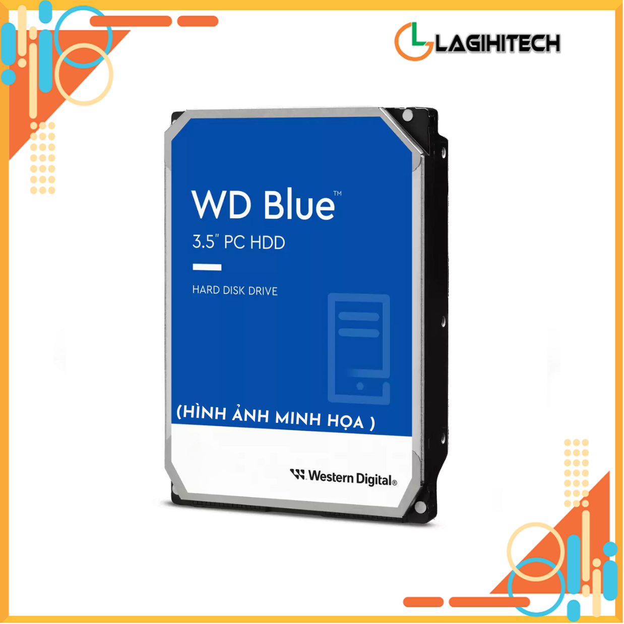 Ổ cứng hdd wd blue 4tb / 6tb sata 6gb/s 3.5 inch - bảo hành 2 năm