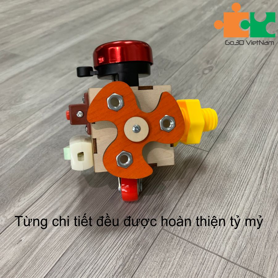 Bảng bận rộn mini, busy 6 mặt nhiều chi tiết cho bé