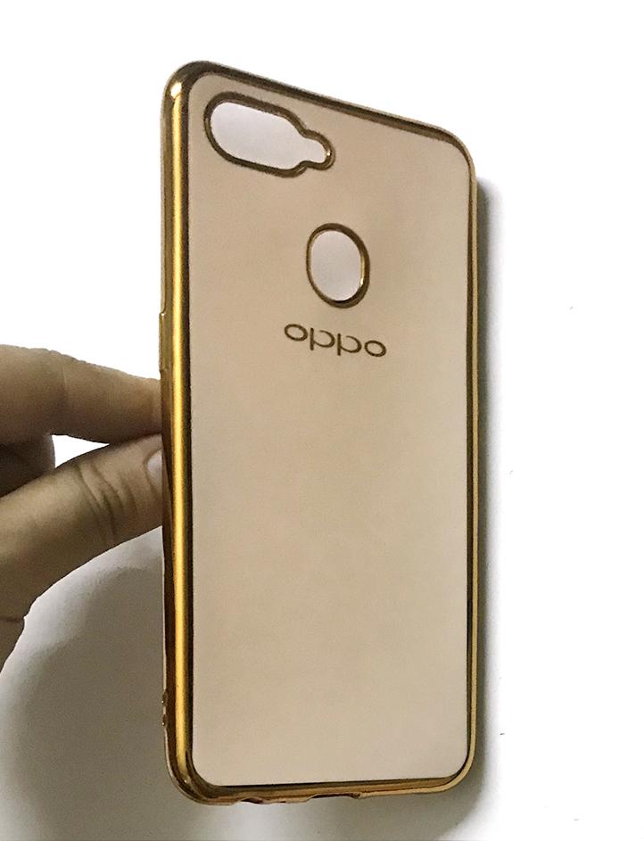 Ốp Lưng dẻo màu viền xi Oppo F9