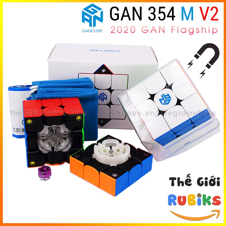 Rubik gan 354 m v2 3x3 / gan 354m v2 có nam châm 3x3x3