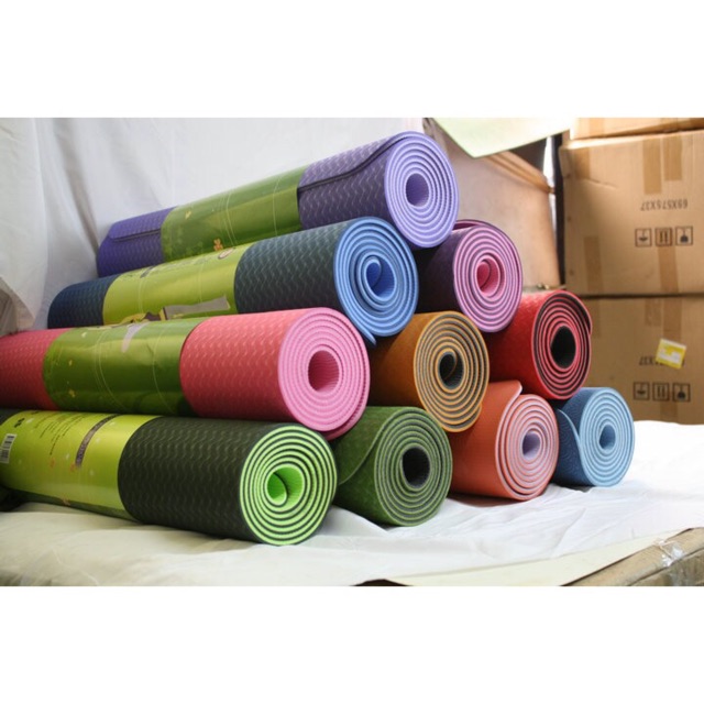 Thảm Yoga 6mm 2 lớp cao cấp
