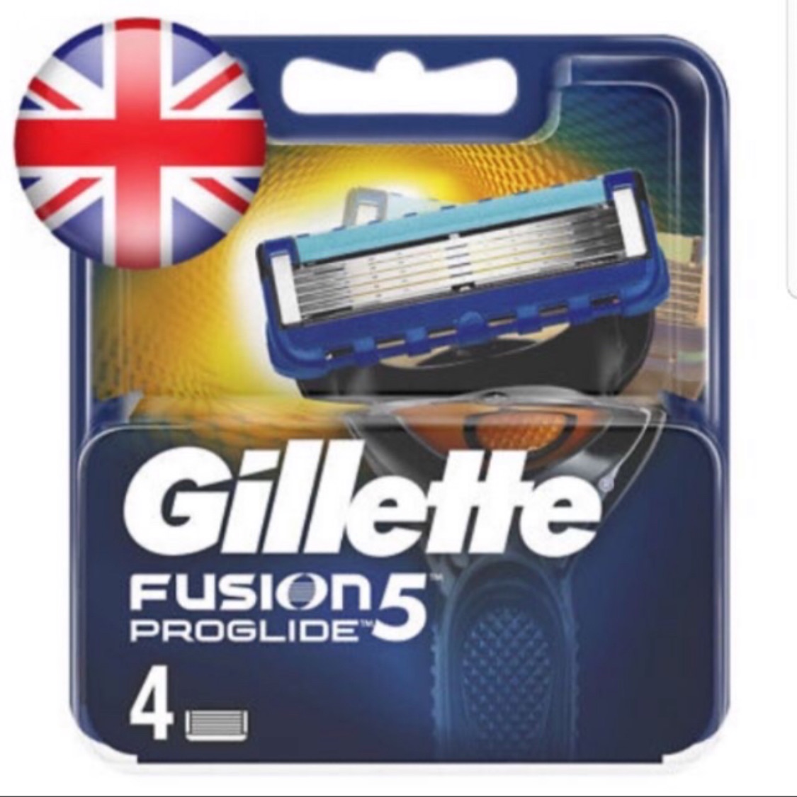 Hộp 4 lưỡi dao cạo râu Gillette Fusion Proglide 5 Made in Germany