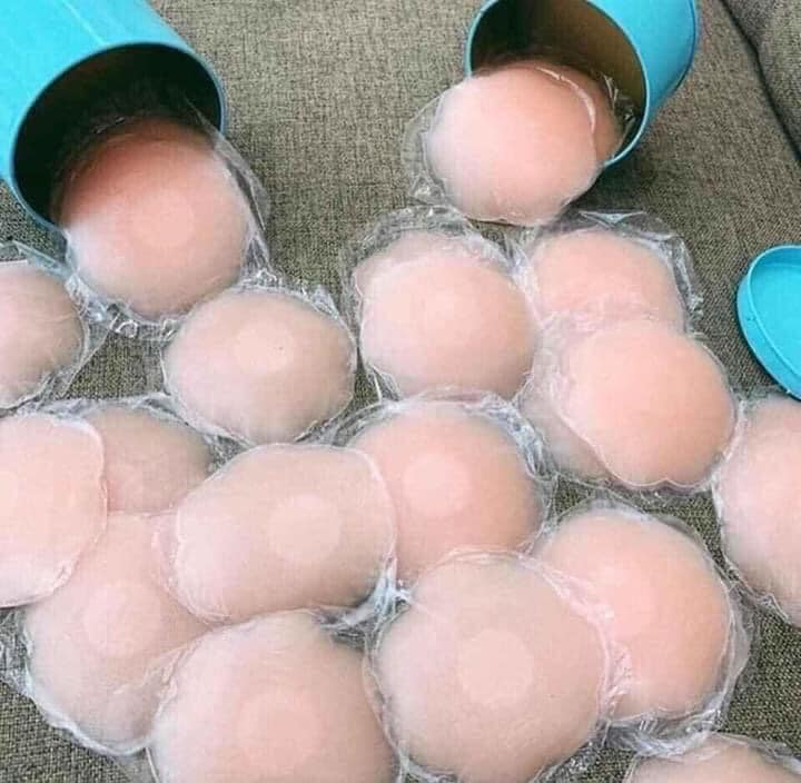 hộp 5 đôi miếng dán đầu ti tàng hình chất liệu silicon cao cấp, không gây kích ứng da
