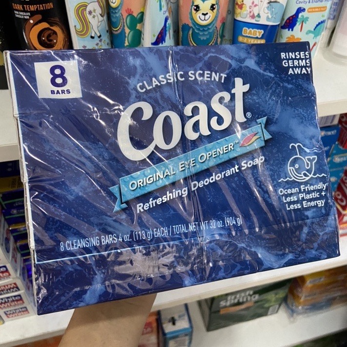 Xà bông Coast của Mỹ lốc 8 cục