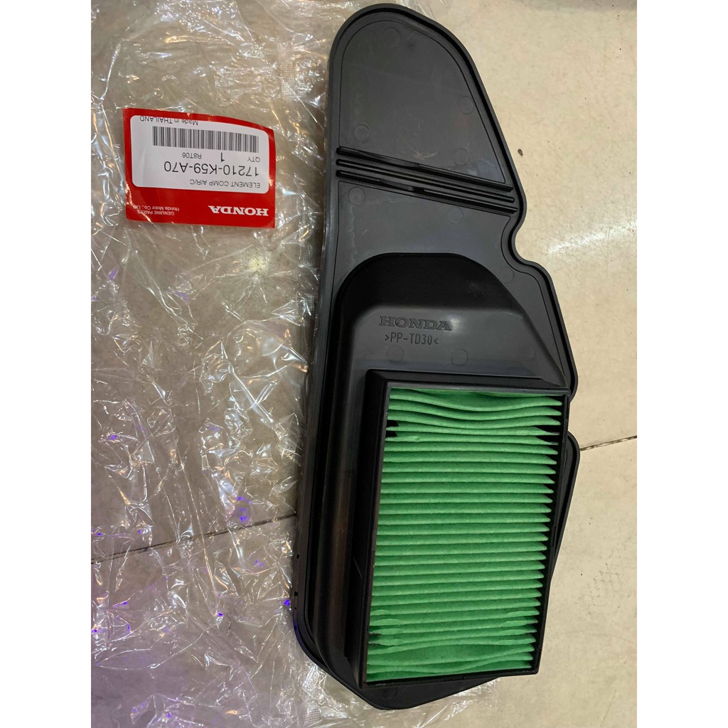 Tấm lọc gió vario click 125, 150, ab - sh mode - pcx các đời zin indo