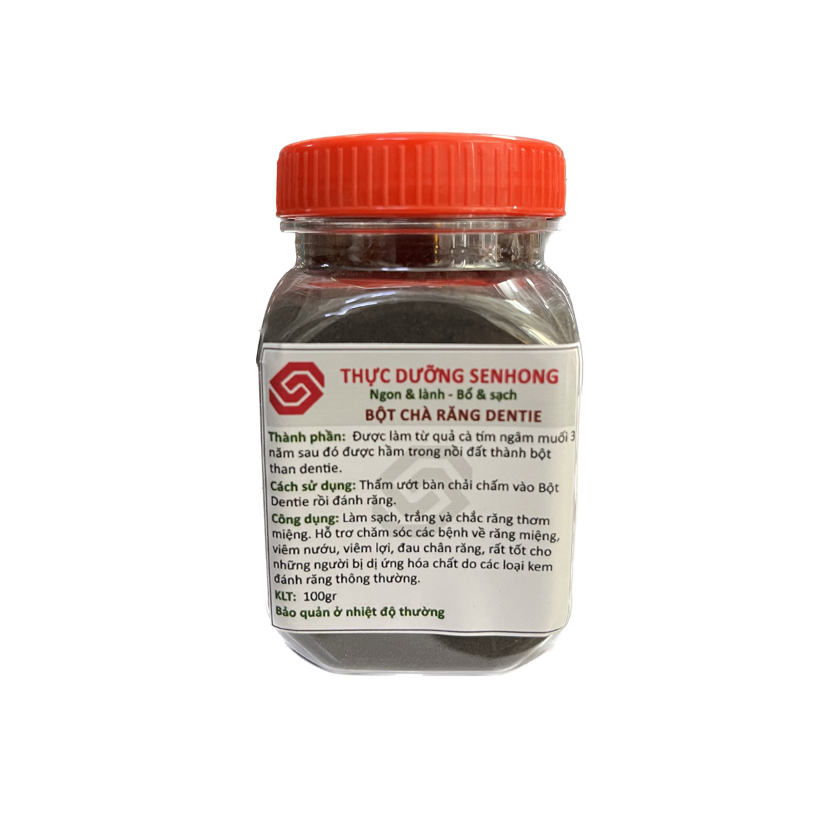 Bột dentie chà răng 100gr bột than hoạt tính thực dưỡng