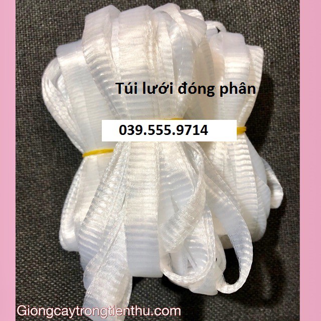 1Kg Túi lưới đựng phân tan chậm, túi phân dê, bọc hoa