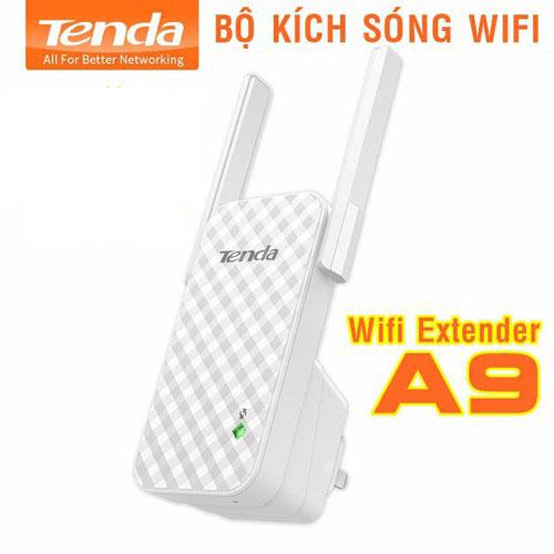 Thiết bị kích sóng wifi, Cục hút wifi, cách cài kích wifi, Bộ kích sóng wifi Tenda A9 cực mạnh, thu và phát lại với tốc độ truyền cực nhanh, Bảo hành 1 đổi 1