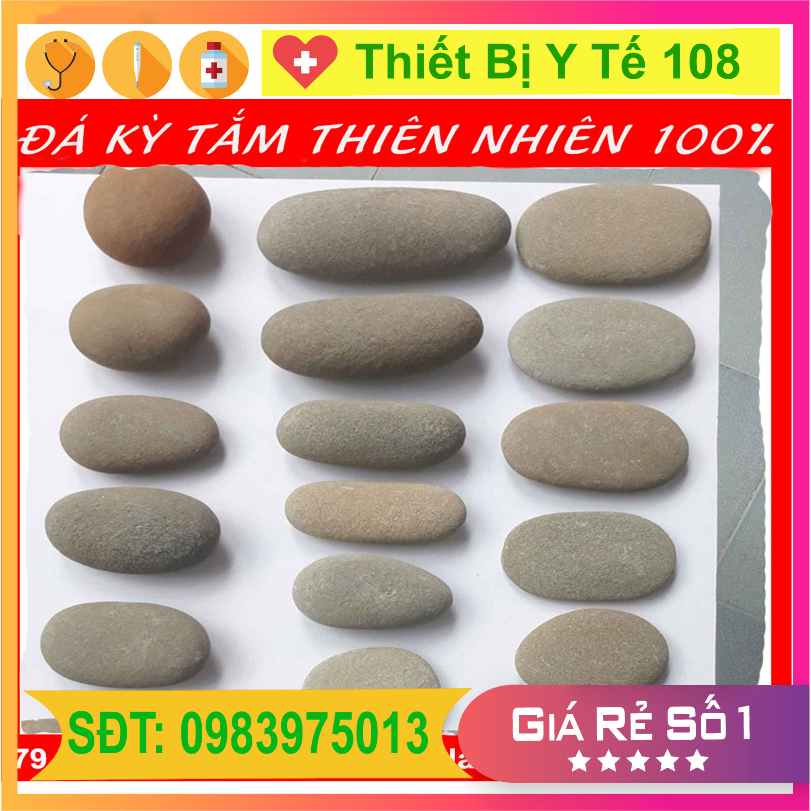 Đá Kỳ Tắm Thiên Nhiên-Loại Bỏ Tế Bào Da Chết.