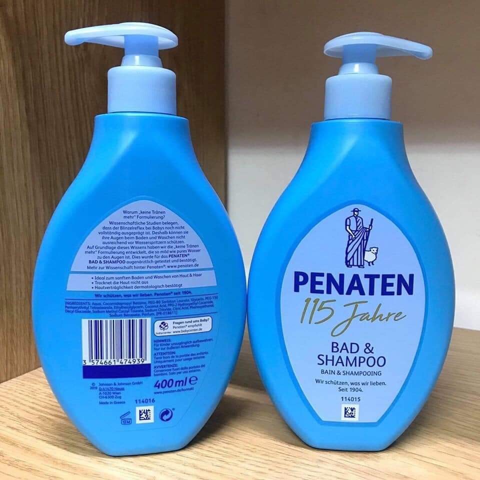 Sữa tắm gội Penaten cho bé