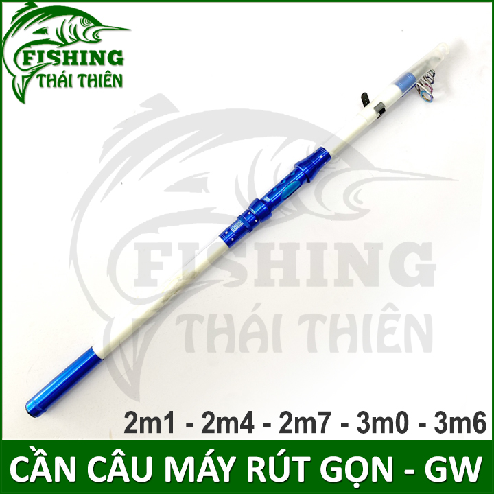 Cần câu cá Cần máy rút gọn GW 2m1, 2m4, 2m7, 3m0, 3m6