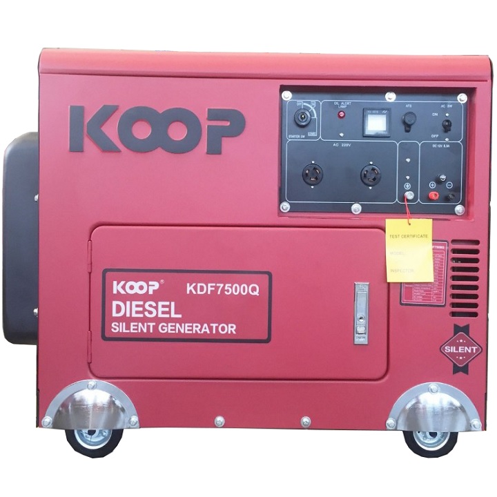 Máy phát điện chạy dầu 5kva koop kdf7500q