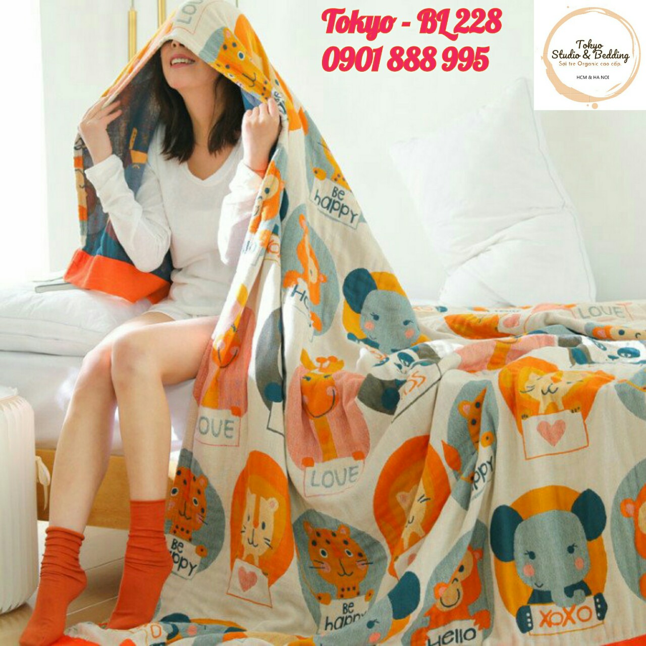 H12_Chăn Xô Organic Cotton Dòng Cao Cấp