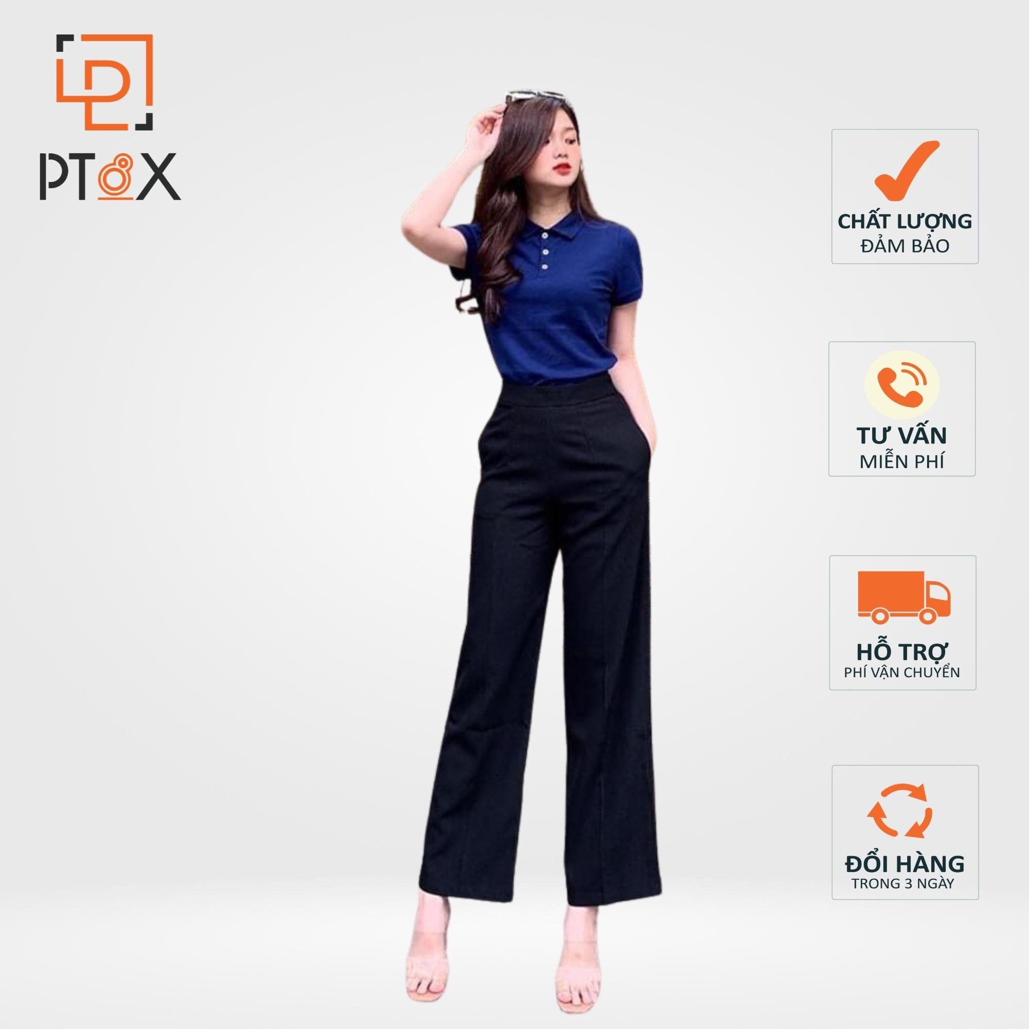Quần suông nữ Khóa sườn Tuyết mưa PT8X - Thời trang unisex