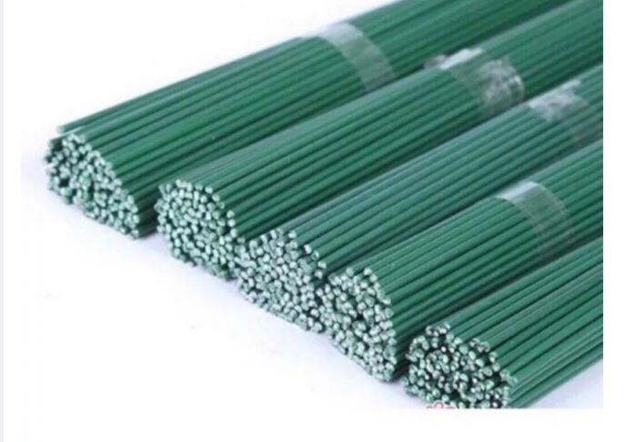 50 cành hoặc 100 cành kẽm bọc nhựa làm hoa sáp, cành kẽm làm hoa giấy nhún