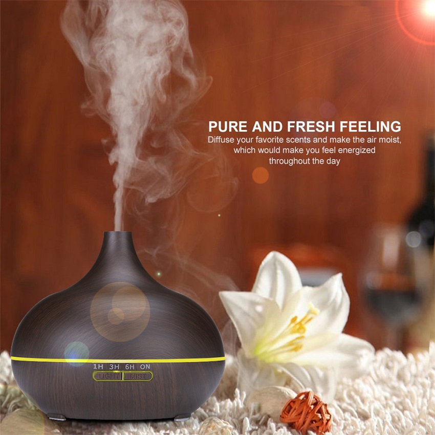 [Hot 2020] Máy khuếch tán tinh dầu siêu âm cao cấp X102 phiên bản quốc tế, Máy tạo độ ẩm, máy xông tinh dầu, máy phun sương tạo ẩm thay thế cho đèn xông tinh dầu 400ml, Tặng tinh dầu – Minhhanh588