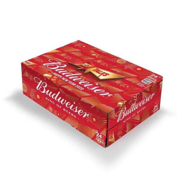 Thùng bia Budweiser Xuân 24 lon