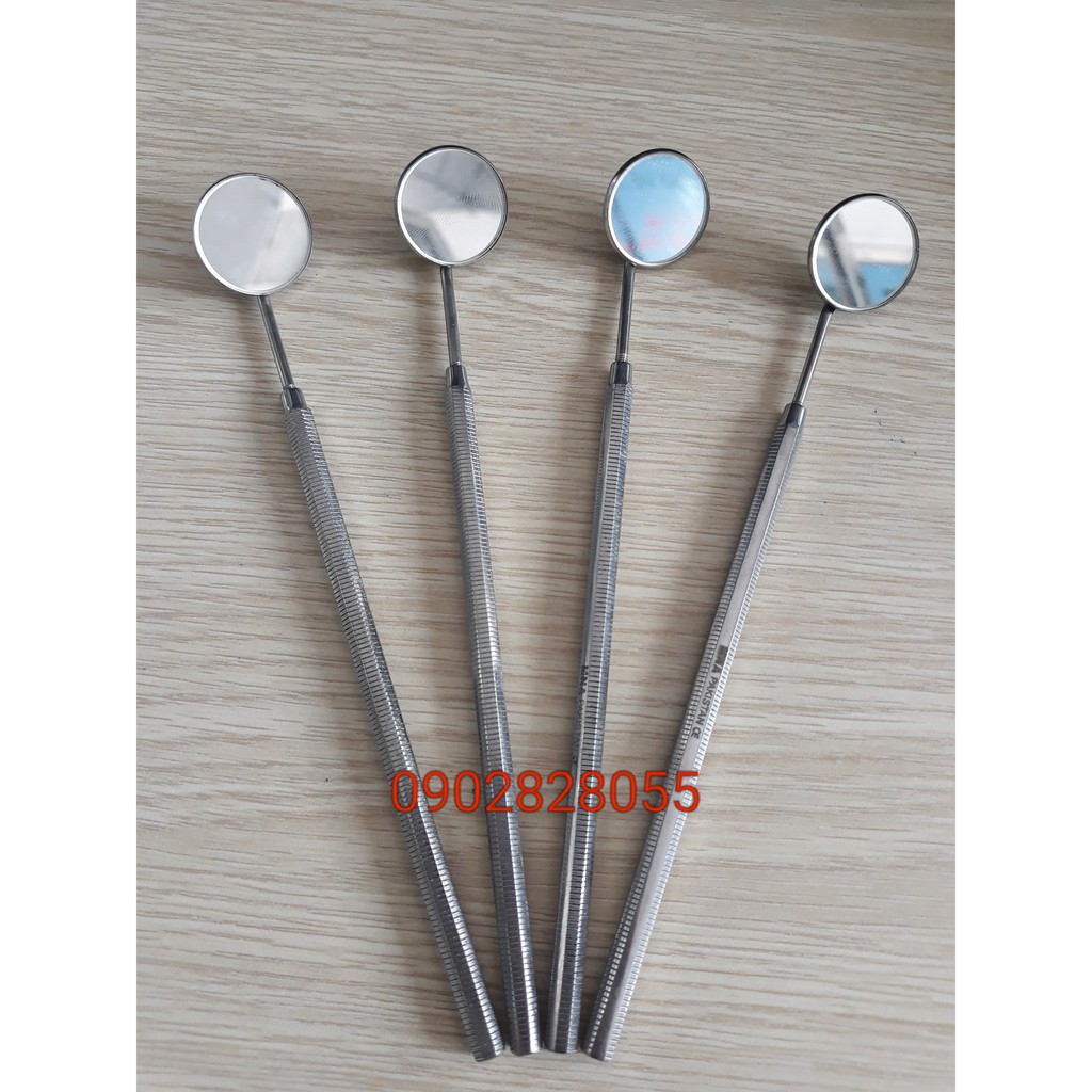 [HCM]GƯƠNG NHA KHOA CÓ CÁN BẰNG THÉP KHÔNG GỈ - PAKISTAN