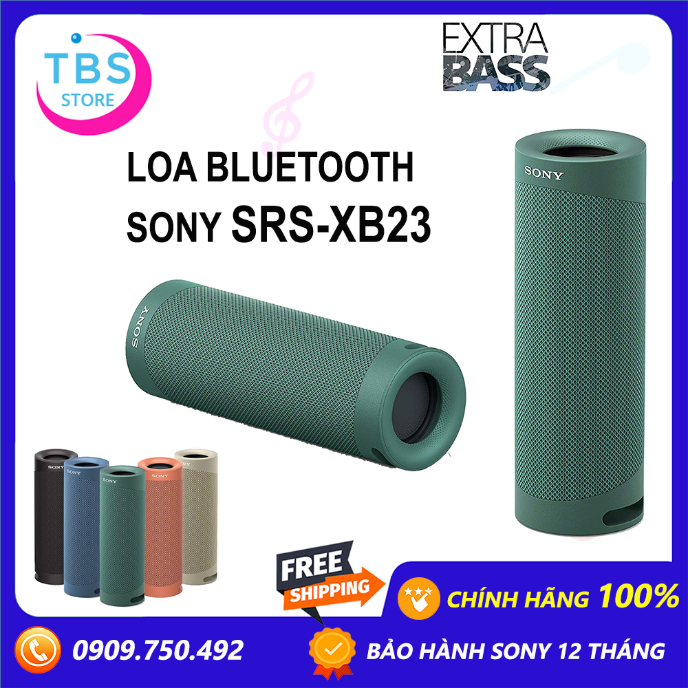 Loa bluetooth sony extra bass srs-xb23 - hàng chính hãng sony việt nam - bảo hành 12 tháng