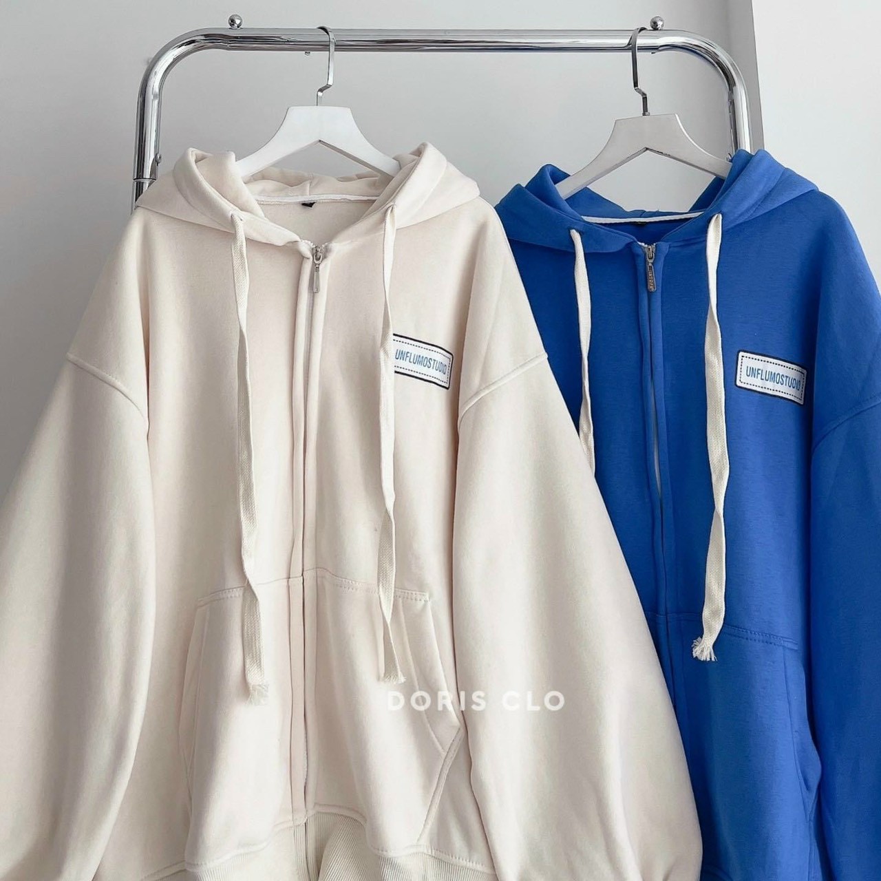 Áo khoác hoodie & sweater nam nữ unisex khóa kéo chất thun nỉ logo in unflumost thời thượng 777hoodie840
