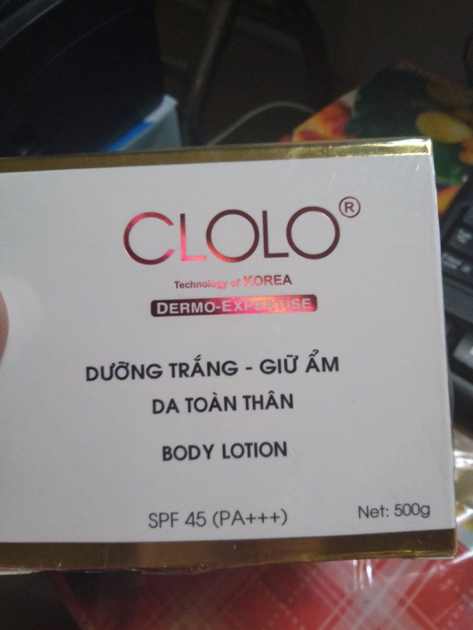Dưỡng trắng giữ ẩm da toàn thân bò sữa body lotion clolo 500g