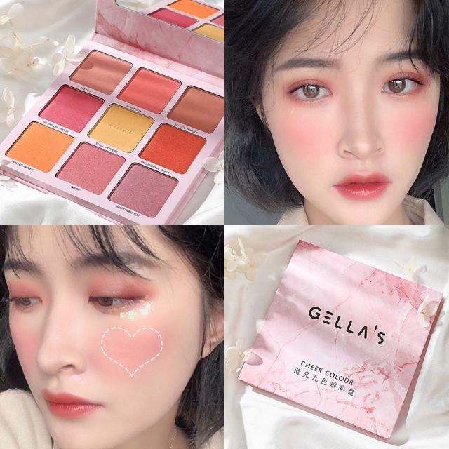 Bảng má hồng phấn mắt Gella's