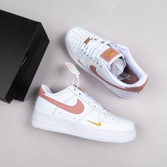 Giày air force 1 af1 trắng vệt hồng essential rust pink cổ thấp cho nữ cực đẹp 2023