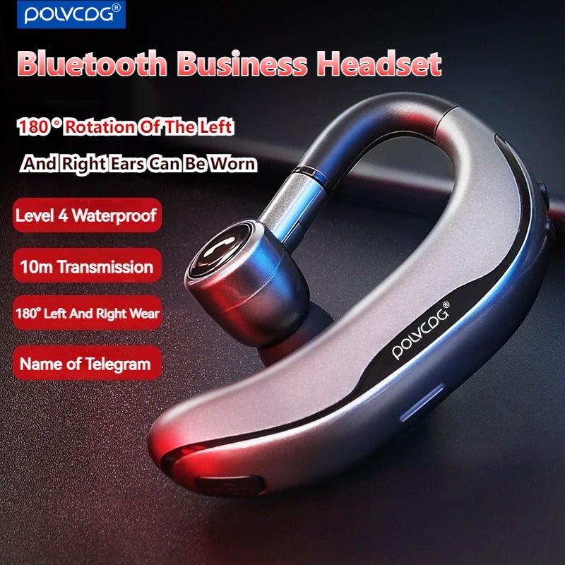 POLVCDG -F600 Bluetooth Earphone Business Wireless Stereo Earphone Support Hands-free for Android and IOS
