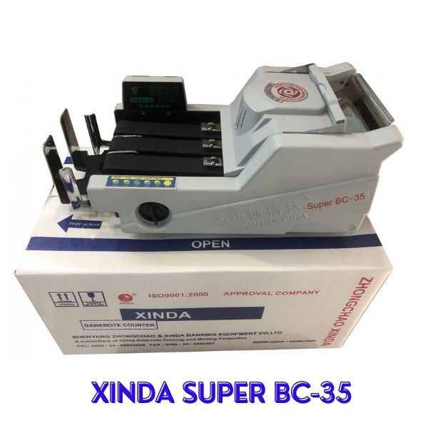 Máy đếm tiền ngân hàng xinda super bc 35